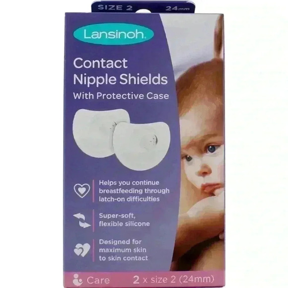 Lansinoh Other - Lansinoh Nipple Shields Size 2 / Set of 2 / 24 mm
